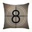1Pc Linen Retro Movie Throw Pillow Case Single-Sided Printed Pillow Cover For Home Decor Sofa Cushion Cover - Slobuy