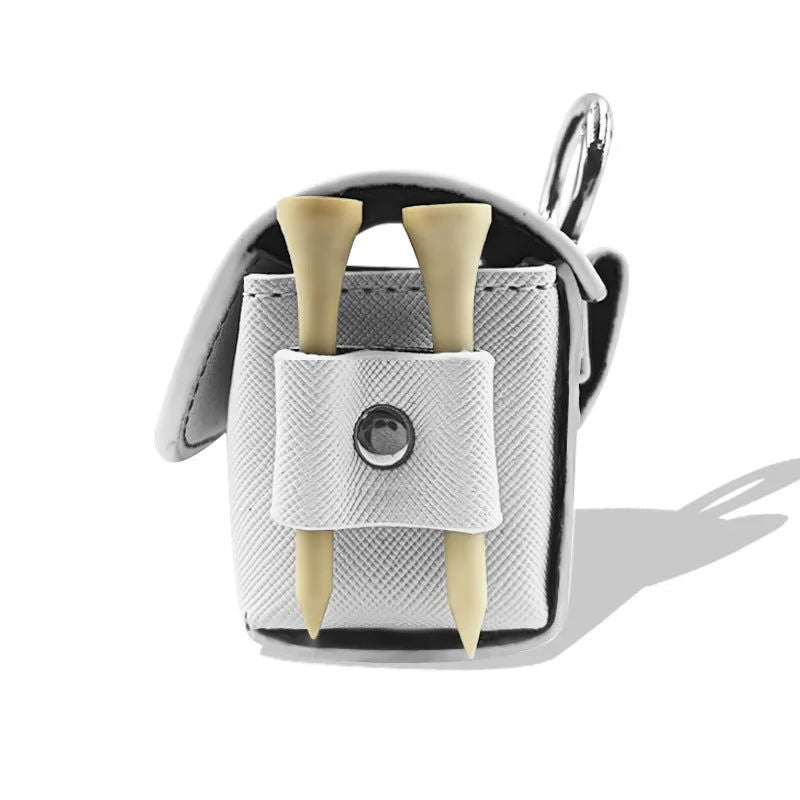 1Pc Mini Golf Ball Bag Golf Waist Bag Portable Multi Style Storage  with 2 Tees Holder Golf Accessory Supplies - Slobuy