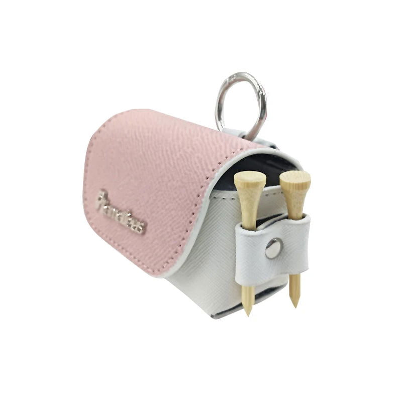 1Pc Mini Golf Ball Bag Golf Waist Bag Portable Multi Style Storage  with 2 Tees Holder Golf Accessory Supplies - Slobuy