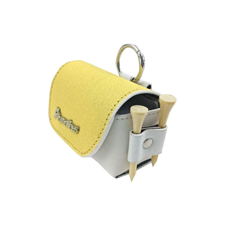 1Pc Mini Golf Ball Bag Golf Waist Bag Portable Multi Style Storage  with 2 Tees Holder Golf Accessory Supplies - Slobuy