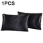1Pc Queen Satin Silk Pillowcase Pillow Case Cover Home Bedding Smoothy Pillow Rectangle Bedding Pillow - Slobuy