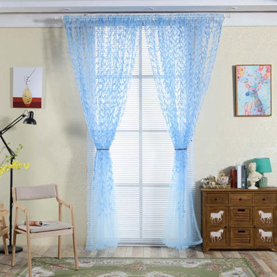 1Pc Voile Solid Sheer Gordijnen Window Curtains For Living Room Bedroom Window Screening Panel Tulle Curtains Rideaux - Slobuy
