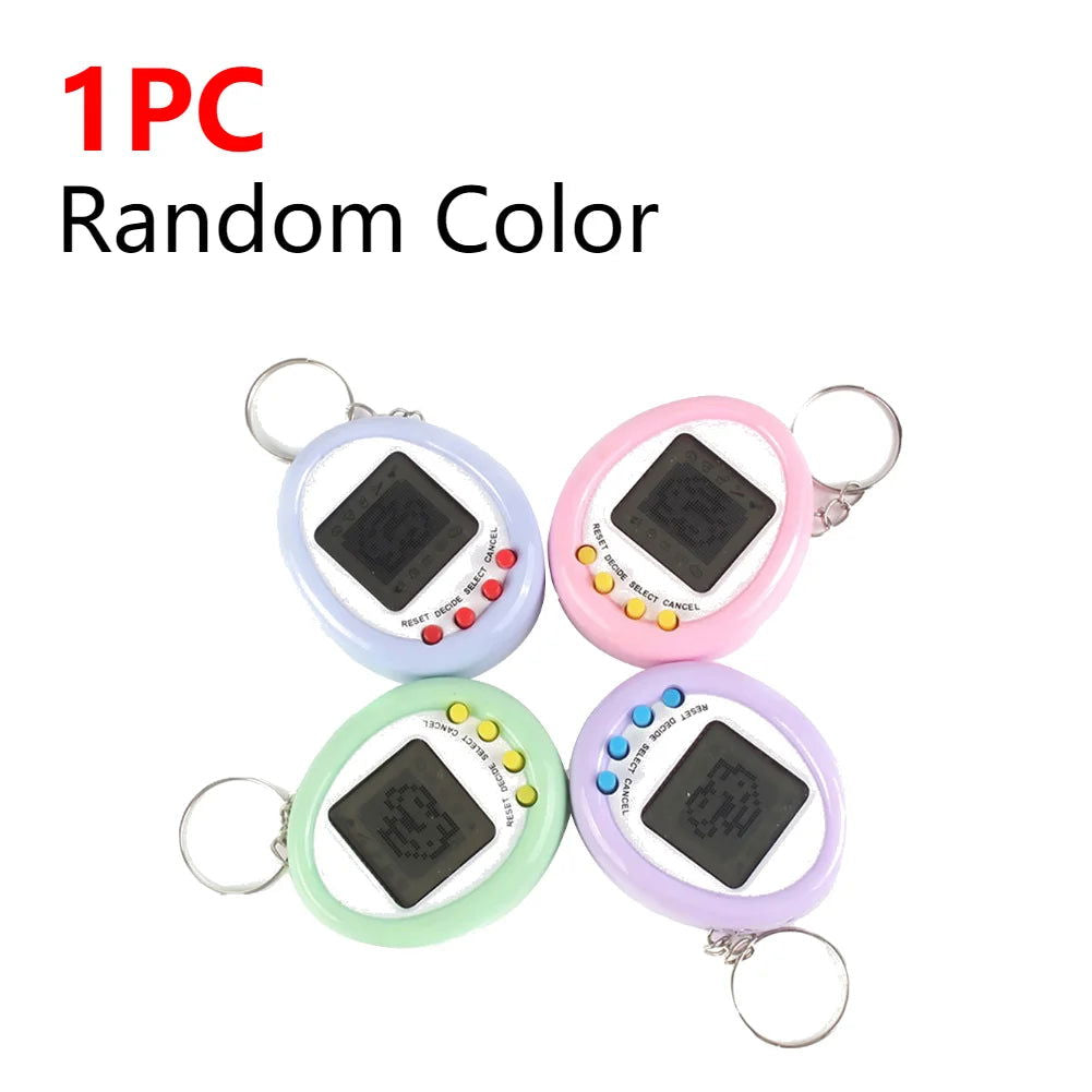 1Pcs 90S Nostalgic Tamagotchi Electronic Pets Console Kid’s Toy Portable Keyring Funny Virtual Cyber Toy Christmas New Year Gift - Slobuy