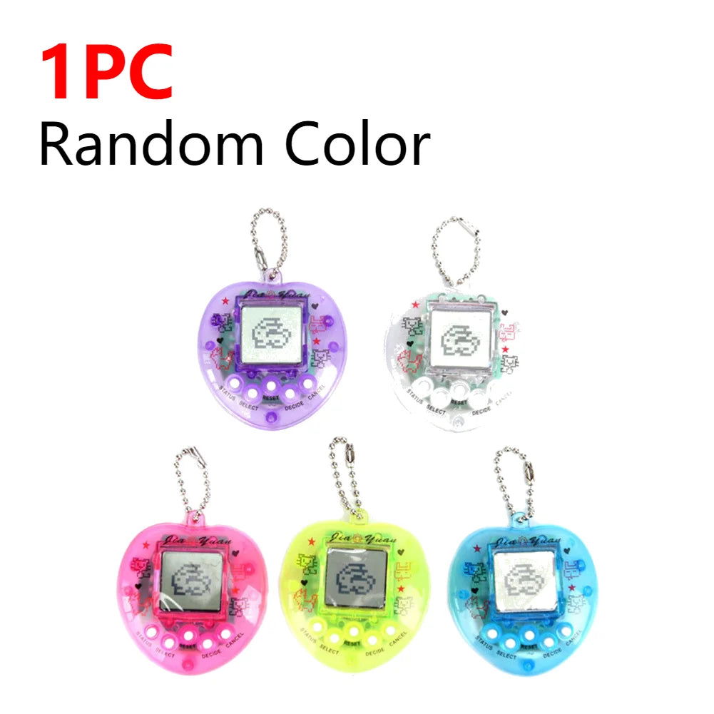 1Pcs 90S Nostalgic Tamagotchi Electronic Pets Console Kid’s Toy Portable Keyring Funny Virtual Cyber Toy Christmas New Year Gift - Slobuy