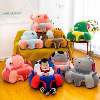 1Pcs Baby Support Seat Sit Up Soft Chair Cushion Sofa Plush Pillow Cute Toy Animal Sofa Seat Pad Gifts For Baby Yong Children - Slobuy