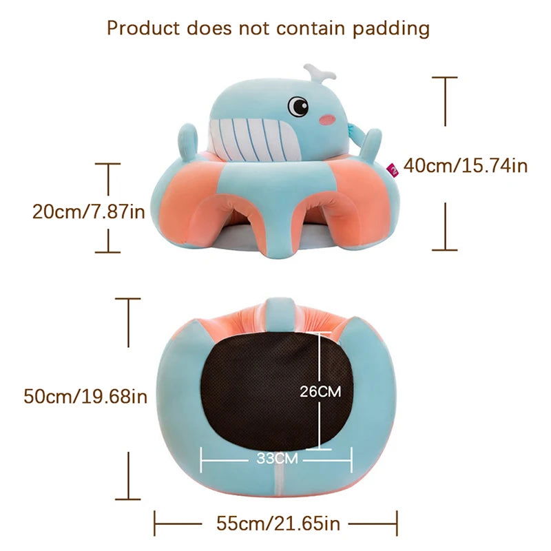 1Pcs Baby Support Seat Sit Up Soft Chair Cushion Sofa Plush Pillow Toy Animal Sofa Seat Pad - Slobuy