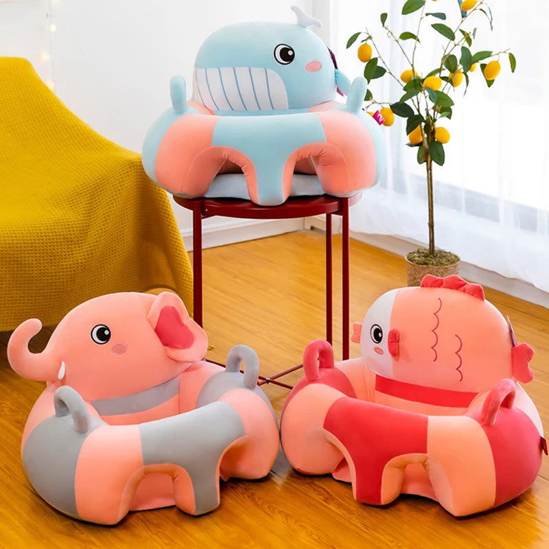 1Pcs Baby Support Seat Sit Up Soft Chair Cushion Sofa Plush Pillow Toy Animal Sofa Seat Pad - Slobuy