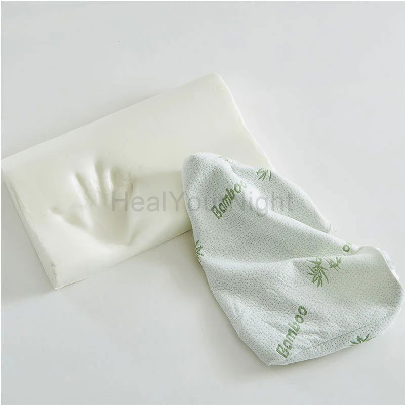 1Pcs Bamboo Pillows Memory Foam Bedding Pillow for Sleeping Orthopedic Sleeping Beding Pillows Cervical Pillows Neck Protection - Slobuy