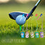 1Pcs Golf Rubber Tees With Flashing Light Cartoon Cute Prevent Loss Golf Ball Holder With Braided Rope Outdoor Golf Accessory - Slobuy