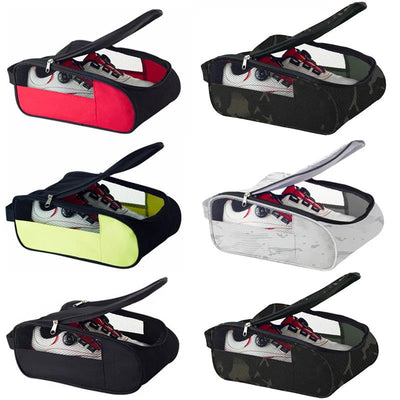 1Pcs Golf Shoes Bag Portable Zipped Sports Bag Shoe Case Breathable Golf Shoe Bag - Zippered Shoe Carrier Bags Case Pocket Pouch - Slobuy