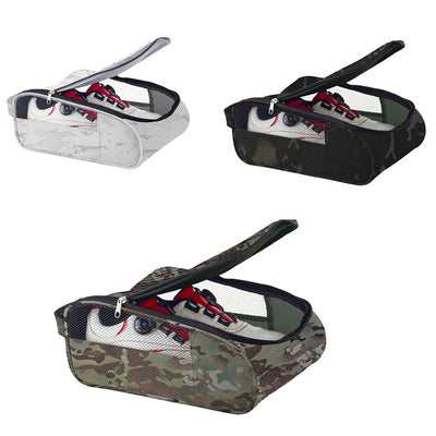 1Pcs Golf Shoes Bag Portable Zipped Sports Bag Shoe Case Breathable Golf Shoe Bag - Zippered Shoe Carrier Bags Case Pocket Pouch - Slobuy