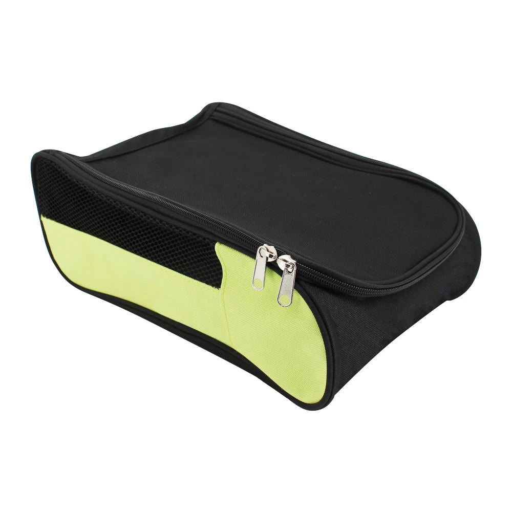 1Pcs Golf Shoes Bag Portable Zipped Sports Bag Shoe Case Breathable Golf Shoe Bag - Zippered Shoe Carrier Bags Case Pocket Pouch - Slobuy