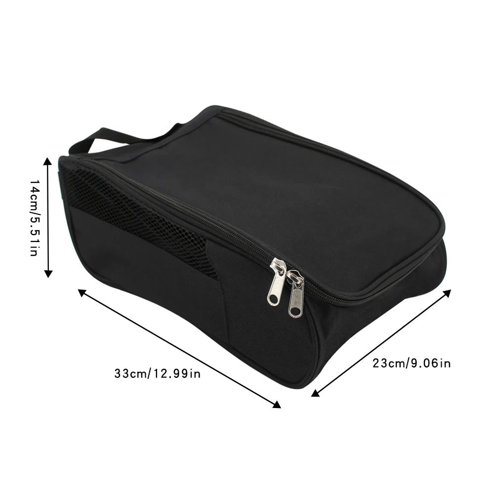 1Pcs Golf Shoes Bag Portable Zipped Sports Bag Shoe Case Breathable Golf Shoe Bag - Zippered Shoe Carrier Bags Case Pocket Pouch - Slobuy