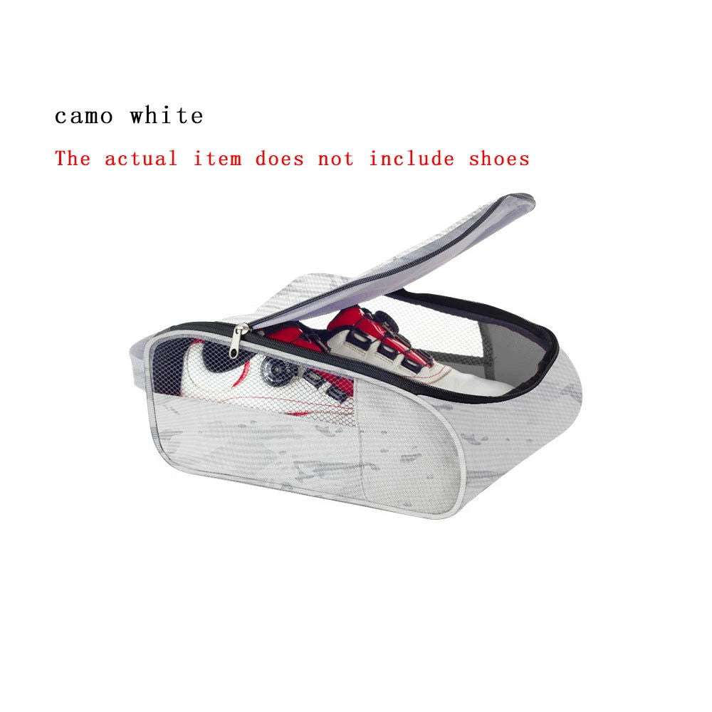 1Pcs Golf Shoes Bag Portable Zipped Sports Bag Shoe Case Breathable Golf Shoe Bag - Zippered Shoe Carrier Bags Case Pocket Pouch - Slobuy