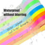 10/1Roll Marking Stickers Transparent Fluorescent Tape Index Tabs Taking Note Label Children Gift School Office Highlighter Tape - Slobuy