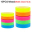 10/1Roll Marking Stickers Transparent Fluorescent Tape Index Tabs Taking Note Label Children Gift School Office Highlighter Tape - Slobuy