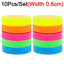 10/1Roll Marking Stickers Transparent Fluorescent Tape Index Tabs Taking Note Label Children Gift School Office Highlighter Tape - Slobuy