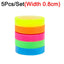 10/1Roll Marking Stickers Transparent Fluorescent Tape Index Tabs Taking Note Label Children Gift School Office Highlighter Tape - Slobuy