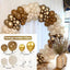 1Set Coffee Brown Balloon Garland Arch Kit Latex Balloon Globos Birthday Party Decoration Wedding Party Kid Baby Shower Supplies - Slobuy