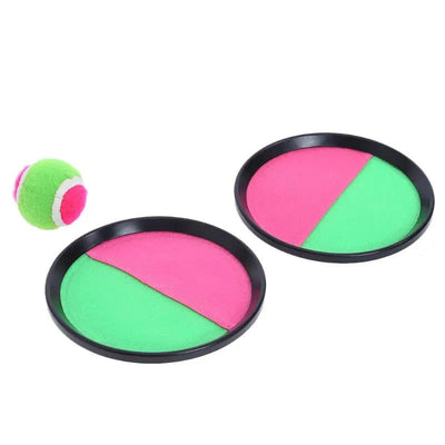 1Set Kids Sucker Sticky Ball Toy Outdoor Sports Catch Ball Game Set Throw And Catch Parent-Child Interactive Outdoor Toys - Slobuy
