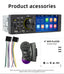 1 Din 4Inch Car Radio Touch Screen Bluetooth Music Handsfree MP5 Player TF USB Charging Remote Audio System ISO Head Unit 7805C - Slobuy