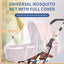 1 PCS Baby Carriage Mosquito Net Full Cover General Model Light Breathable Easy To Carry Encrypted Mesh Mosquito Net - Slobuy