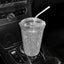 1 PC Diamond Inlaid Beverage Cup Simple and Fashionable Stainless Steel Straw Coffee Cup with Diamond Inlay 550ml - Slobuy