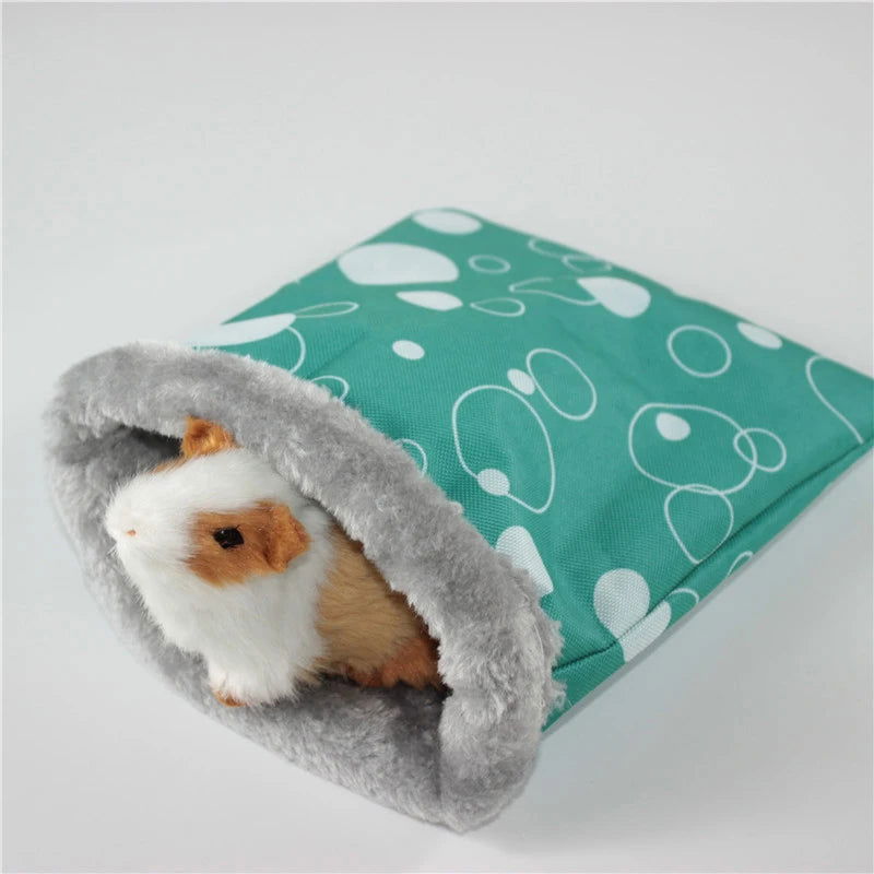 1 PC Random Color Small Pet Hamster Guinea Pig Small Nest Pet Hedgehog Squirrel Hamster Bed Comfortable Warm House for Winter - Slobuy