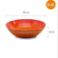 1 Pack Ceramic Dinner Plate,7 inches Porcelain Soup Bowl,Dessert Salad Food Dish,Kitchen Serving Tray,Colorful Deep Tableware - Slobuy