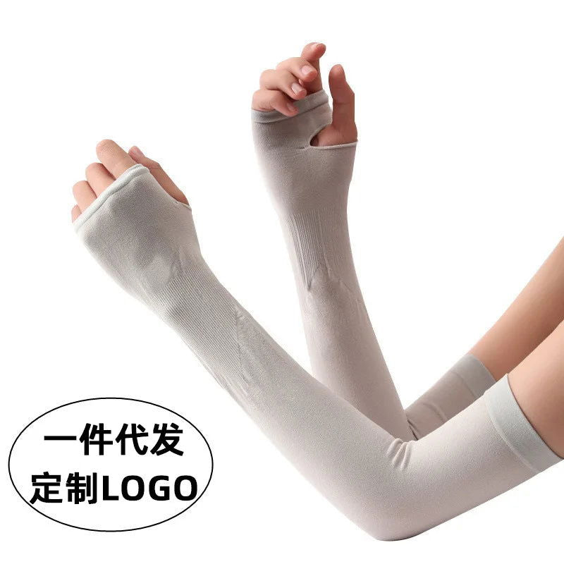 1 Pair Compression Sports Arm Sleeve Basketball Cycling Arm Warmer Summer Running Tennis UV Protection Volleyball Bands - Slobuy
