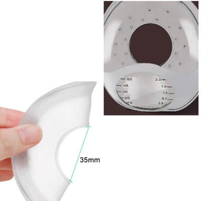 1 Pair Silica Gel Collection Cover Breastmilk Collecter Soft Reusable Nursing Pad Postpartum Suction Nipple Suction Container - Slobuy