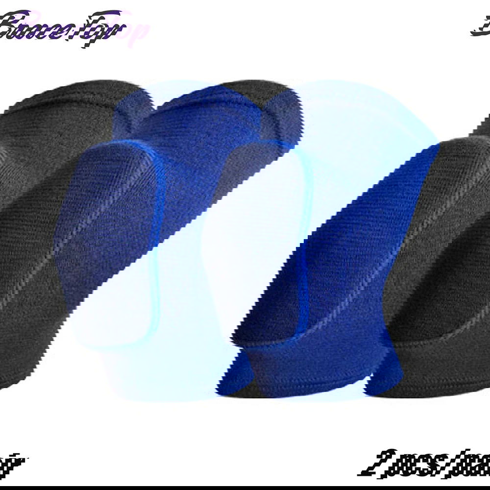 1 Pair Sports Knee Pads Adults Kid Dance Knee Protector Elastic Thicken Sponge Knees Brace Support for Gym Yoga Workout Training - Slobuy