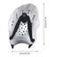 1 Pair Swimming Training Paddles Swim Hand Paddles Snorkeling Diving Gloves Fin Flipper Sports Silicone Palm Adjustable Straps - Slobuy