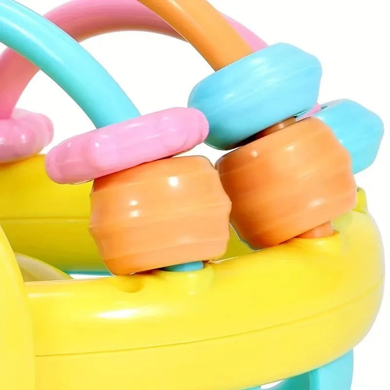 1 Pc 10cm Baby Toy Catch Ball Bendy Baby Walker Rattles Develop Intelligence Ball 0-12 Months Plastic Bell Rattle Doll - Slobuy