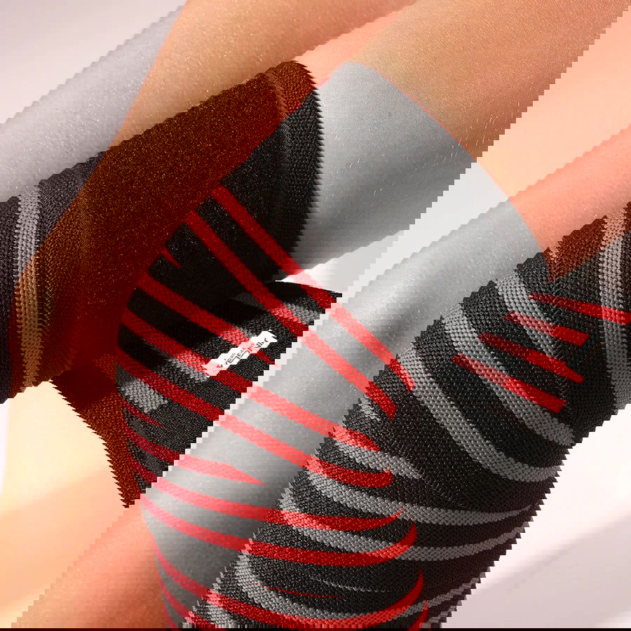 1 Pc Adjustable Elastic Knee Wraps Support for Weightlifting Kettlebell - Slobuy