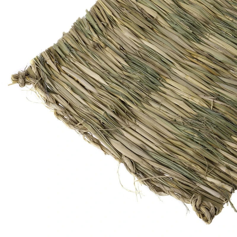 1 Pc Rabbit Grass Chew Mat Small Animal Hamster Cage Bed House Pad - Slobuy
