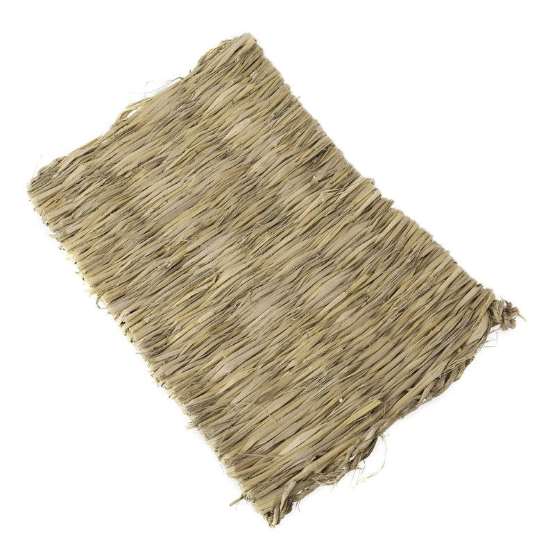 1 Pc Rabbit Grass Chew Mat Small Animal Hamster Cage Bed House Pad - Slobuy