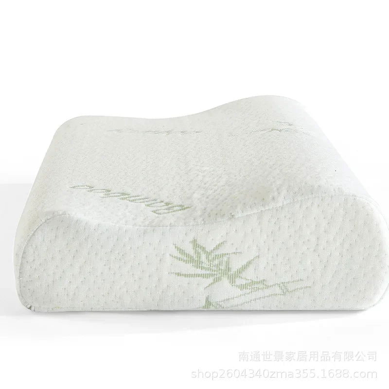 1 Pc Sleeping Bamboo Rebound Memory Orthopedic Pillows Cervical Pillow Cervical Health Cotton Pillows Memory Foam Pillow - Slobuy
