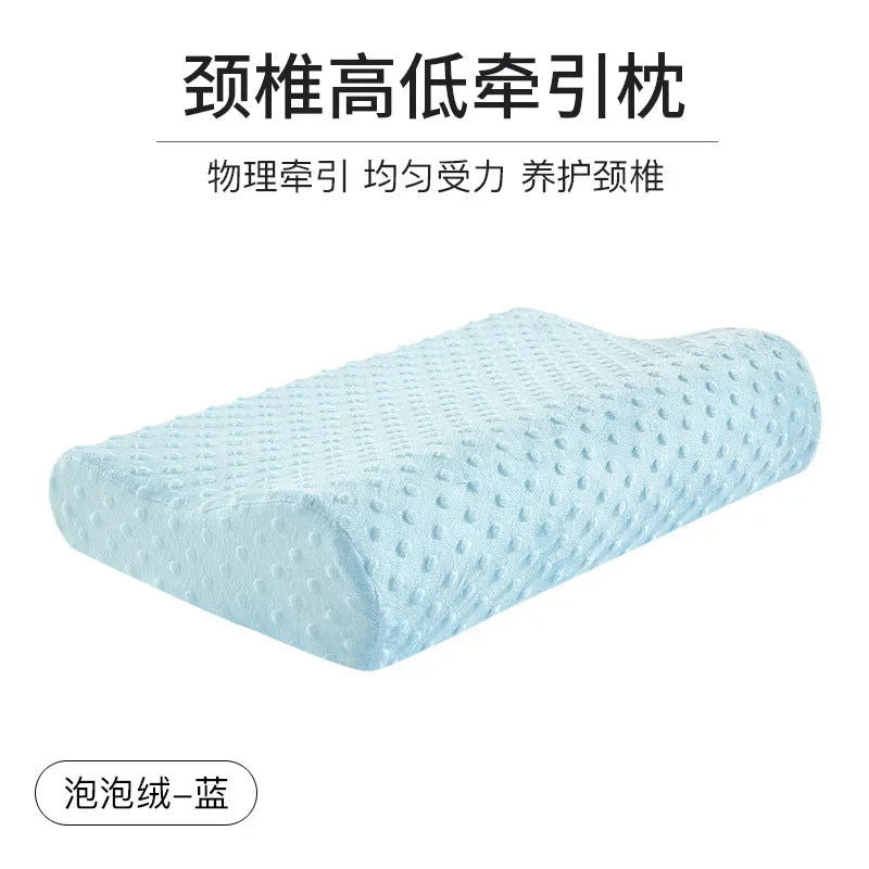 1 Pc Sleeping Bamboo Rebound Memory Orthopedic Pillows Cervical Pillow Cervical Health Cotton Pillows Memory Foam Pillow - Slobuy