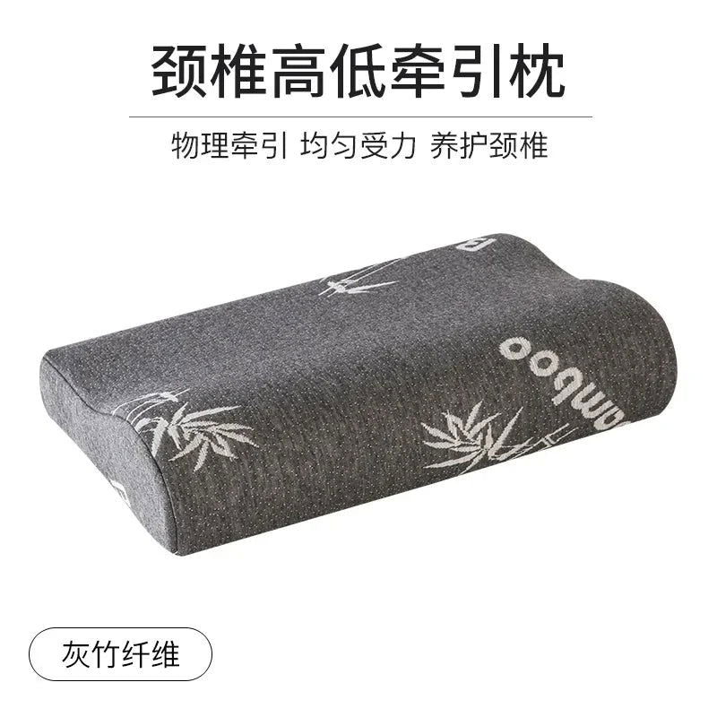 1 Pc Sleeping Bamboo Rebound Memory Orthopedic Pillows Cervical Pillow Cervical Health Cotton Pillows Memory Foam Pillow - Slobuy