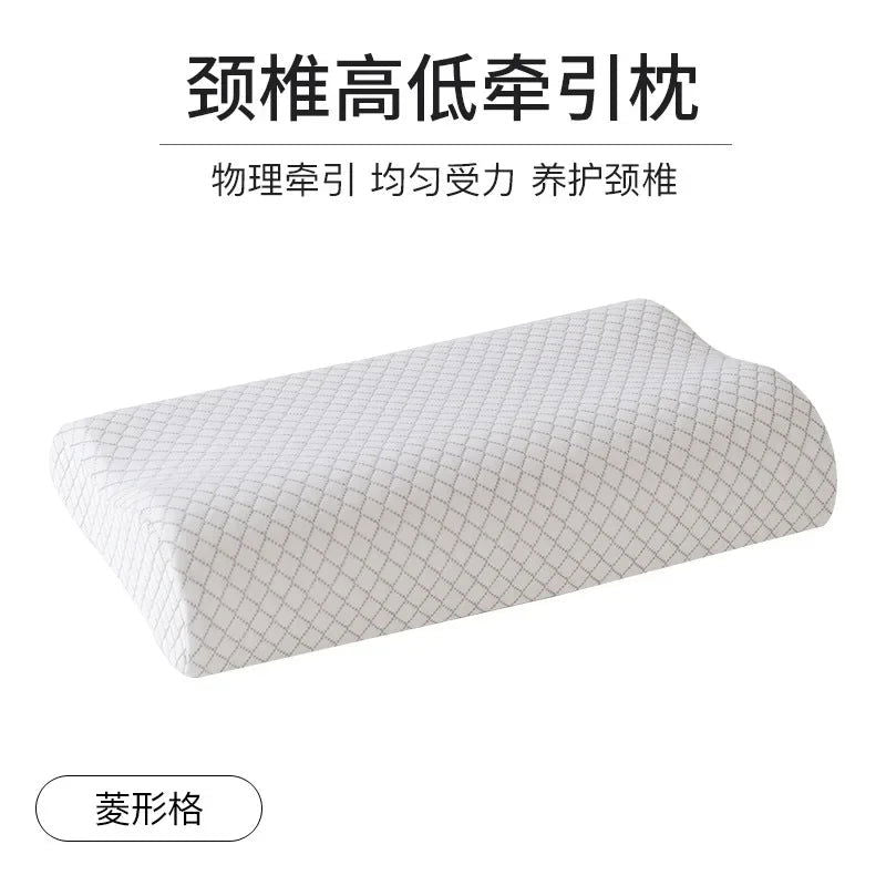 1 Pc Sleeping Bamboo Rebound Memory Orthopedic Pillows Cervical Pillow Cervical Health Cotton Pillows Memory Foam Pillow - Slobuy