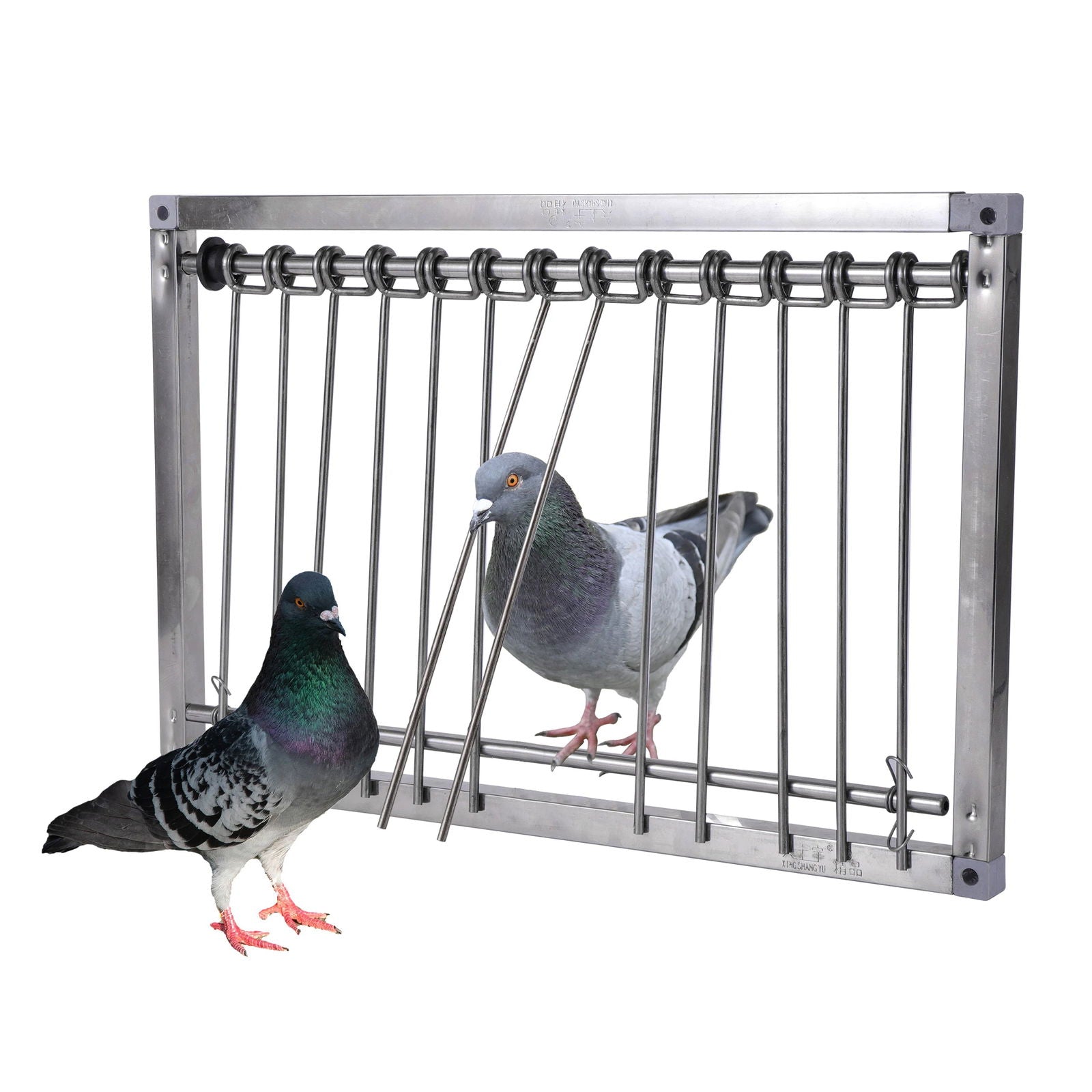 1 Pc Stainless Steel Dovecot Trap Door Pigeon Door Wire Frame Entrance Loft Supplies Racing Bird Catching Cage Nest Door Curtain - Slobuy