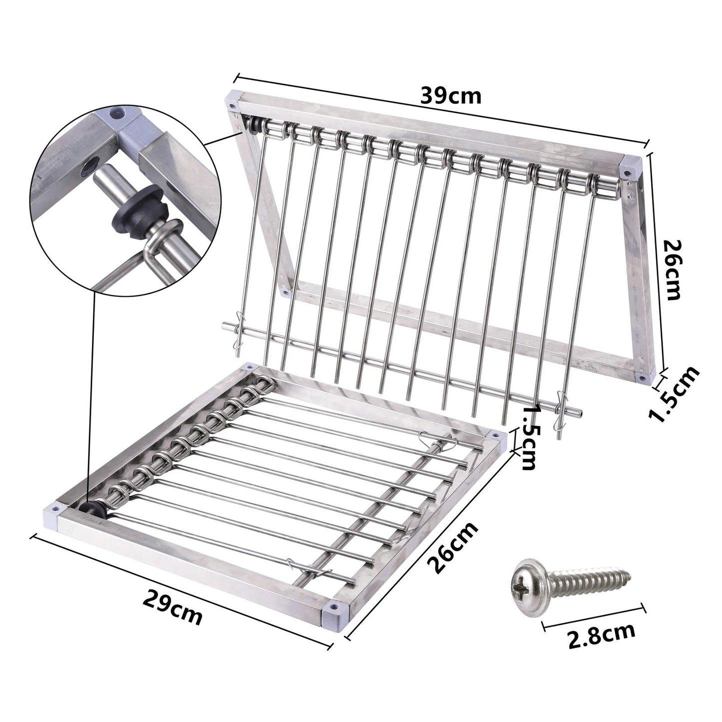 1 Pc Stainless Steel Dovecot Trap Door Pigeon Door Wire Frame Entrance Loft Supplies Racing Bird Catching Cage Nest Door Curtain - Slobuy