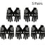 1 Pcs Men's Golf Glove Left Hand Right Hand Micro Soft Fiber Breathable Golf Gloves Men Color Black Brand GOG - Slobuy