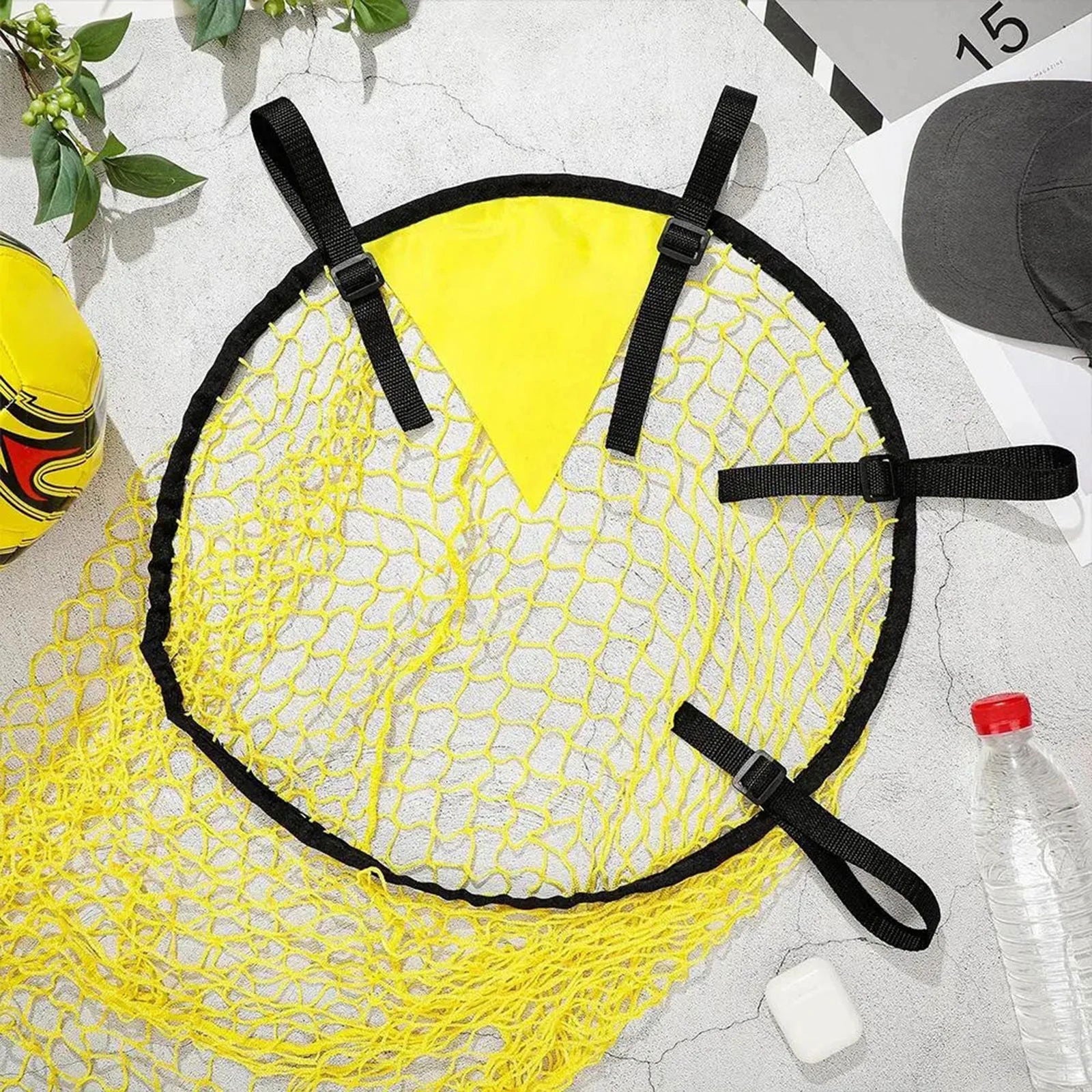 1 Pcs Youth Football Aiming Net Football Training Shooting Target Improve Hit Net Football Net Foldable Net Football Goal Net - Slobuy