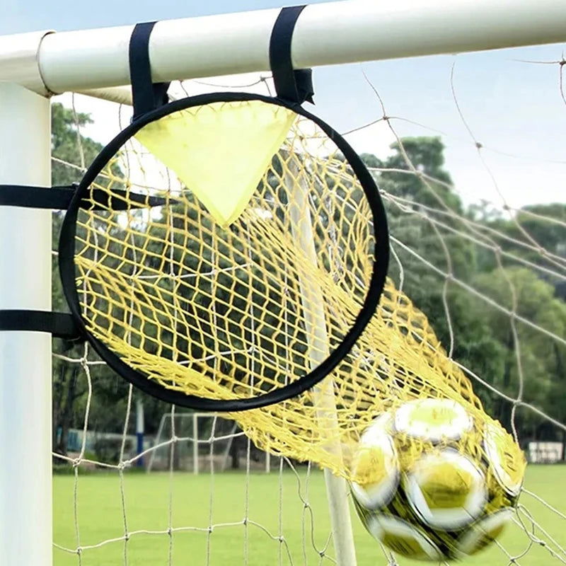 1 Pcs Youth Football Aiming Net Football Training Shooting Target Improve Hit Net Football Net Foldable Net Football Goal Net - Slobuy
