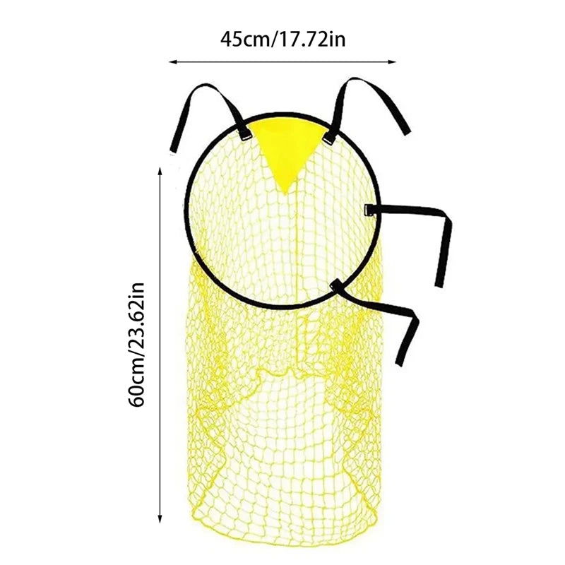1 Pcs Youth Football Aiming Net Football Training Shooting Target Improve Hit Net Football Net Foldable Net Football Goal Net - Slobuy