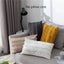 1 Piece Bohemian Style Cotton Linen Pillowcase Inset Style Pillowcase Without Pillow Core Cut Flower Tassel Sofa Pillowcase - Slobuy