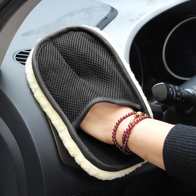 1 Piece Car Bumper Cleaning Washer Car Styling Wool Soft Car Washing Gloves Cleaning Brush Motorcycle Washer Care Products - Slobuy