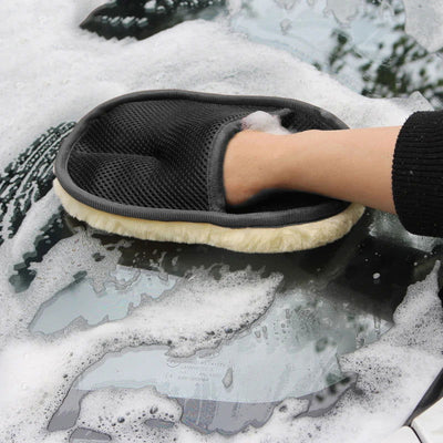 1 Piece Car Bumper Cleaning Washer Car Styling Wool Soft Car Washing Gloves Cleaning Brush Motorcycle Washer Care Products - Slobuy